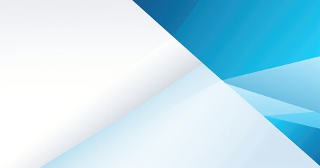 Abstract geometric design with blue and white gradients creating a modern aesthetic.