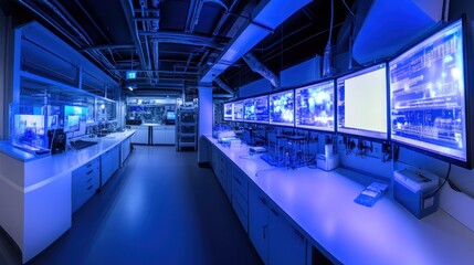 Fototapeta premium High-Tech Laboratory Interior