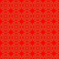 Red background with gold pattern unique