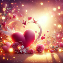 happy Valentine's day background