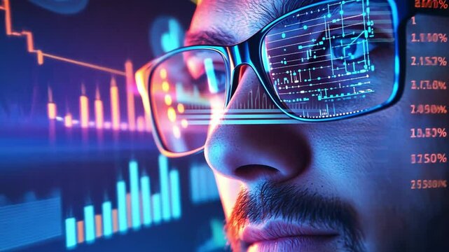 Researchers using AI-driven tools to conduct data analysis for groundbreaking scientific discoveries in a futuristic lab.
