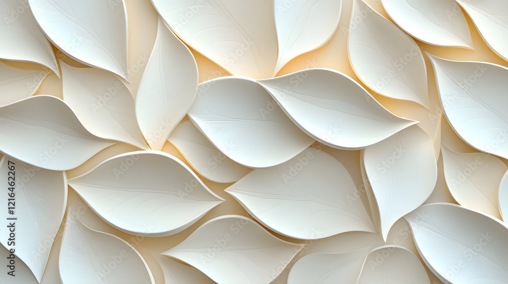 Leinwandbilder elegant and modern abstract leaf pattern with detailed textures and a decorative touch creating a se