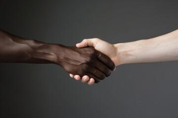 United Hands for Anti-Racism: Multiracial People Concept of Supporting Human Rights, Tolerance, and Friendship among Caucasians