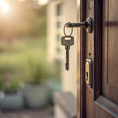 Obraz premium A door lock is a mechanical or electronic device used to secure doors,