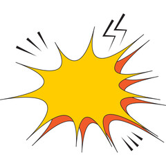  Comic Explosion Effect