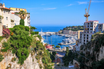 モナコのとても美しい街並み風景Beautiful cityscape of Monaco
