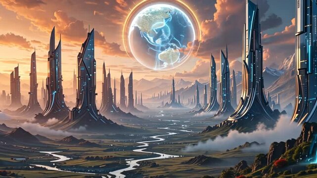 landscape on the another world