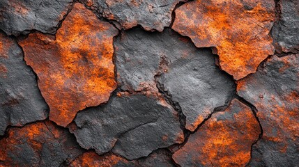 Cracked rusty metal texture background