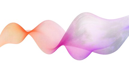 Abstract Colorful Waves Flowing Design