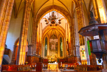 Innenansicht der Thomaskirche in Straßburg