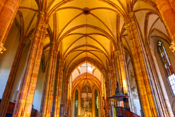 Innenansicht der Thomaskirche in Straßburg