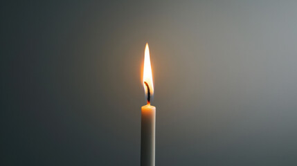 Simple Candle Light: A Moment of Reflection