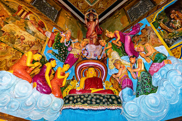 Buddha in a Temple in Colombo