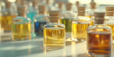 Essential Oils Collection on Display