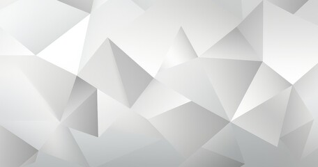 Fototapeta premium Abstract geometric pattern with shades of gray and white, suitable for backgrounds or textures.