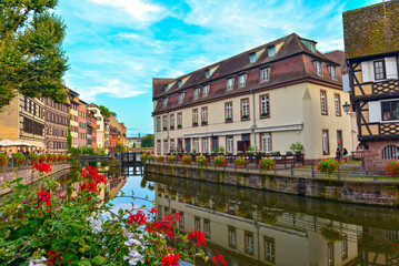 Fototapeta premium La Petite France in der Altstadt von Straßburg