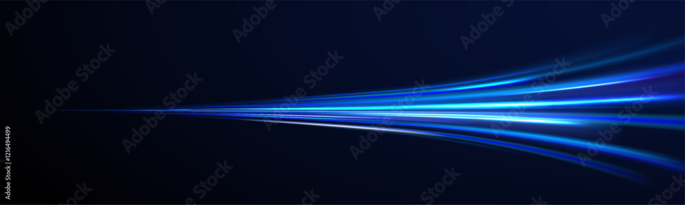 Wall mural png futuristic technological style. png abstract background with speed lines. neon color rays vector