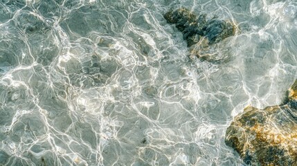 Obraz premium Serene Ocean Scenery with Rocky Shoreline