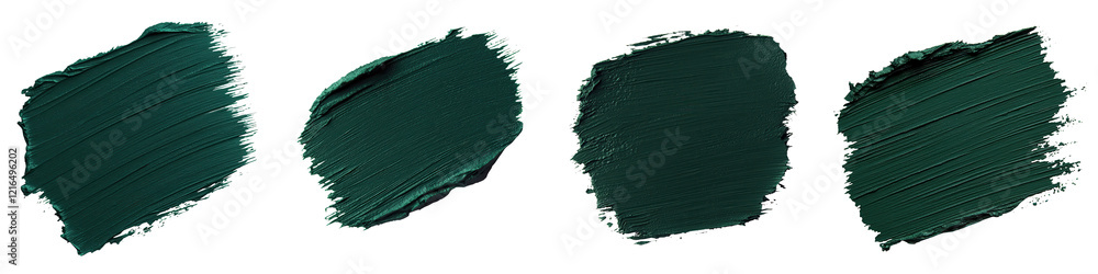 Poster vibrant abstract background with dynamic green brush strokes paint splashes and textured effects com