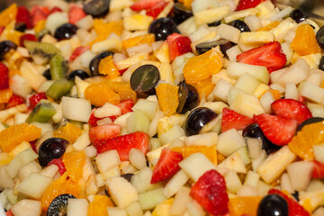 A vibrant and colorful mix of fresh fruits is perfect for healthy snacking or delightful desserts too