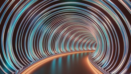 Obraz premium Vibrant Swirling Abstract Background with Colorful Patterns