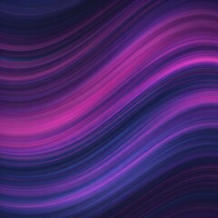 Obraz premium Abstract Neon Wave Pattern with Purple and Blue Light light streams. neon waves Dynamic abstract background featuring flowing curved lines in vibrant neon purple
