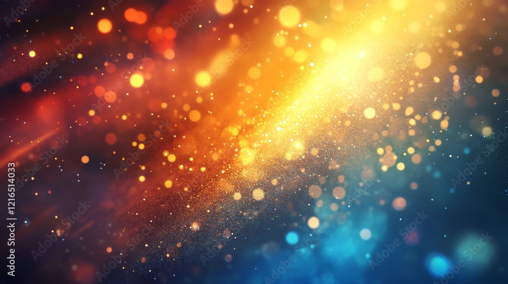 Poster abstract futuristic background with shining light and glowing elements, perfect for digital art conc