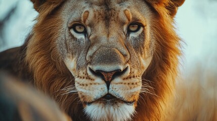 Majestic Lion - Elegant Portrait