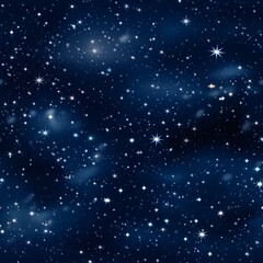 Obraz premium Starry night sky view filled with twinkling stars and cosmic clouds over a dark background, evoking a sense of wonder and tranquility