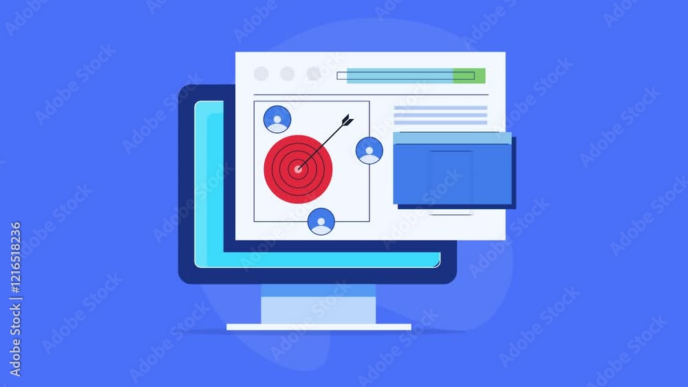 Poster target online customer with intelligent advertising campaign, user behaviour tracking and data analy