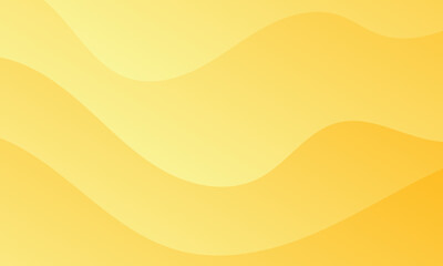 yellow stripes lines wave curves with smooth gradient abstract background