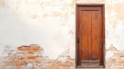 Fototapeta premium Exploring Architectural Character of a Wooden Door