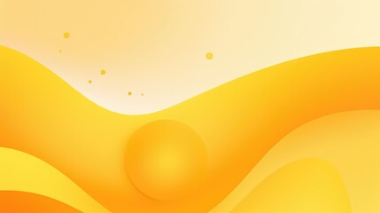 Abstract design featuring flowing orange waves and a central circle, evoking warmth and energy.