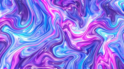 Obraz premium Abstract Swirls of Vibrant Hues: A Kaleidoscope of Blue, Purple, and Pink