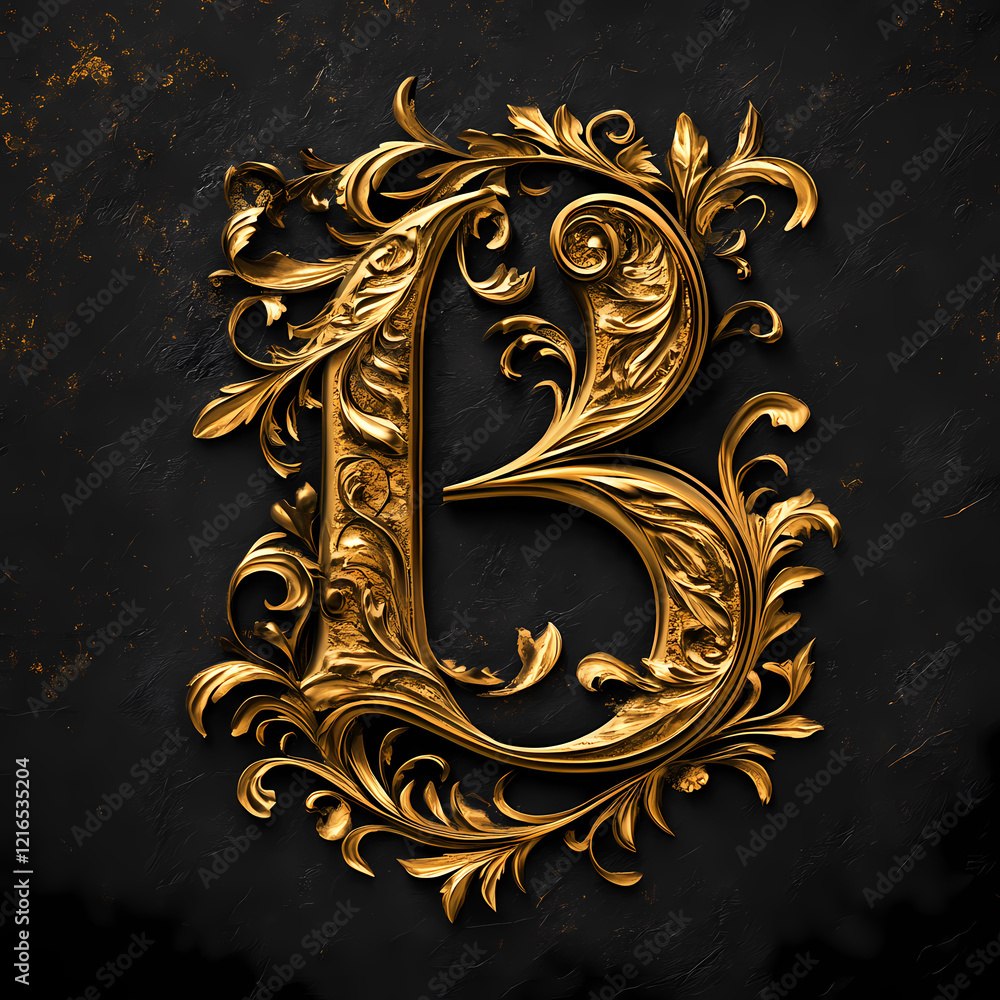 Poster dynamic number 13: a bold and creative illustration of the digit 13, perfect for adding a modern, st
