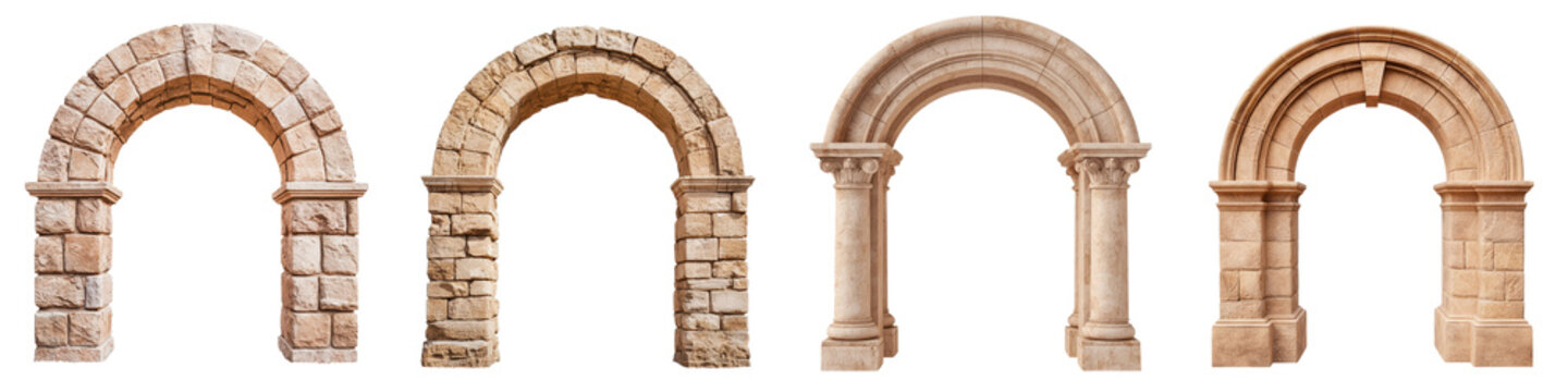 Majestic arched entryways stone columns and ornate architectural features showcasing the grandeur and craftsmanship of historic buildings and monuments