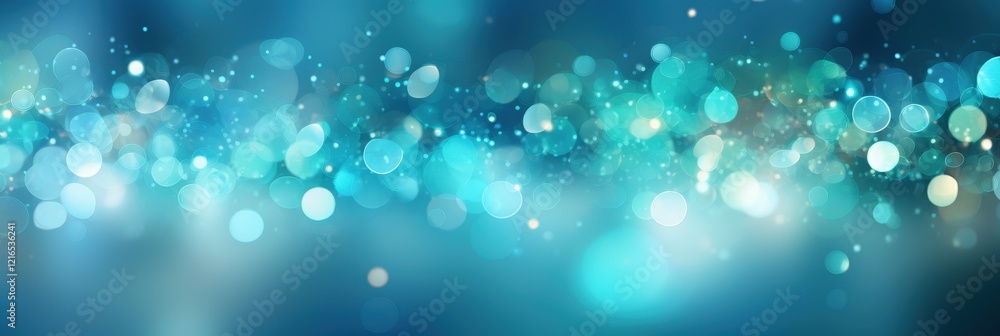 Poster elegant abstract blue background with soft bokeh lights for banners and designs in a calming and mod