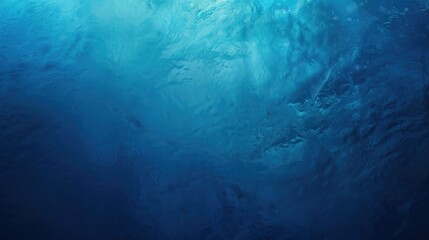 Obraz premium A serene underwater scene showcasing the deep blue hues of ocean water.