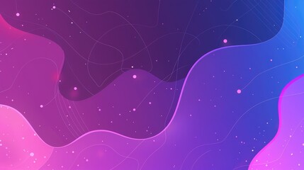 Fototapeta premium Abstract colorful waves with a cosmic feel, ideal for backgrounds or digital designs.