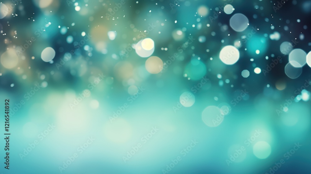 Poster beautiful abstract background in blue with soft bokeh effects for any creative project or presentati