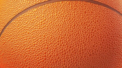 A Close-up of the texture on an orange basketball