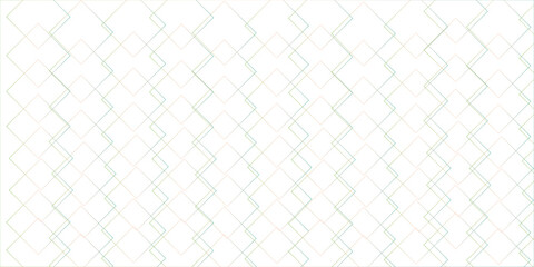 Fototapeta premium Geometric seamless pattern with connected lines and dots. Fabric texture. Lines plexus circles. Abstract textured background with symmetrical scales Gray square pattern line background stripe chevron