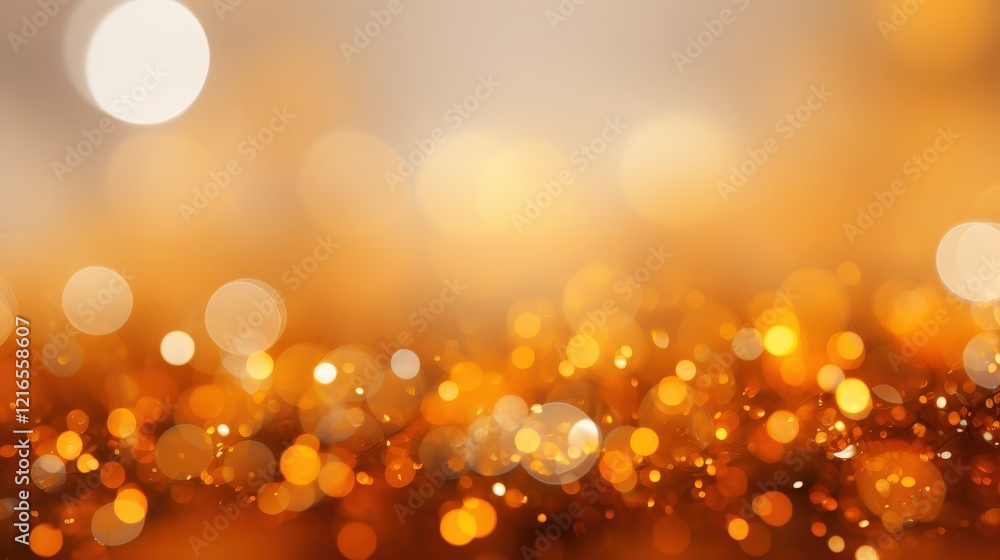 Aufkleber abstract bokeh background with soft orange and yellow hues creating a warm and inviting atmosphere f