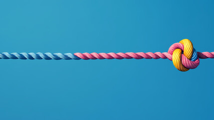 The collaborative strength of colorful knots