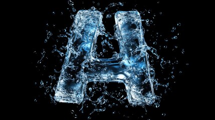 The image features the word ICE created from clear ice letters,