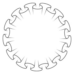 circular border frame.eps