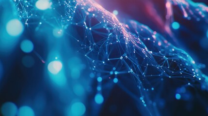 Abstract Network: Digital Connectivity and Blue Light