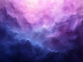 Obraz premium Abstract purple and blue nebula.