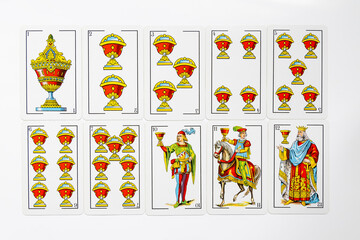 Spanish card game, spanish deck Tarot cards