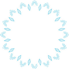 Beautiful flower art and mandala vector design